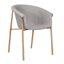 Стул пластиковый с мягким накладным текстильным сденьем Фирес Textile